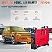VEVOR Diesel Air Heater, 12 V 5KW All in One Bunk Parking Heater, with Remote Control, LCD Thermostat Monitor, Silencer and Large Air Outlet for RV Trucks Bus and Trailer