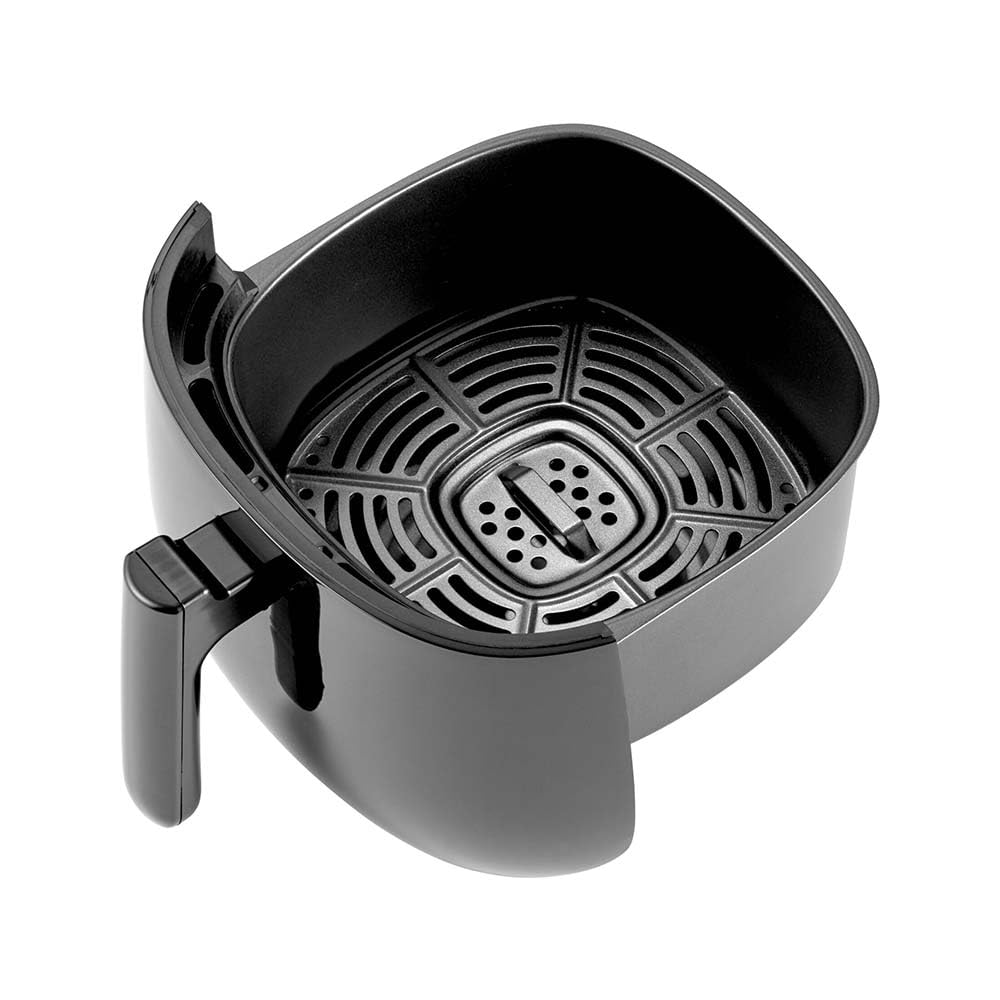 ZWILLING Air Fryer - Freidora de aire caliente, 4 L, 6 programas, 1400 W, freír, cocinar y hornear sin grasa, incluye libro de recetas, color negro