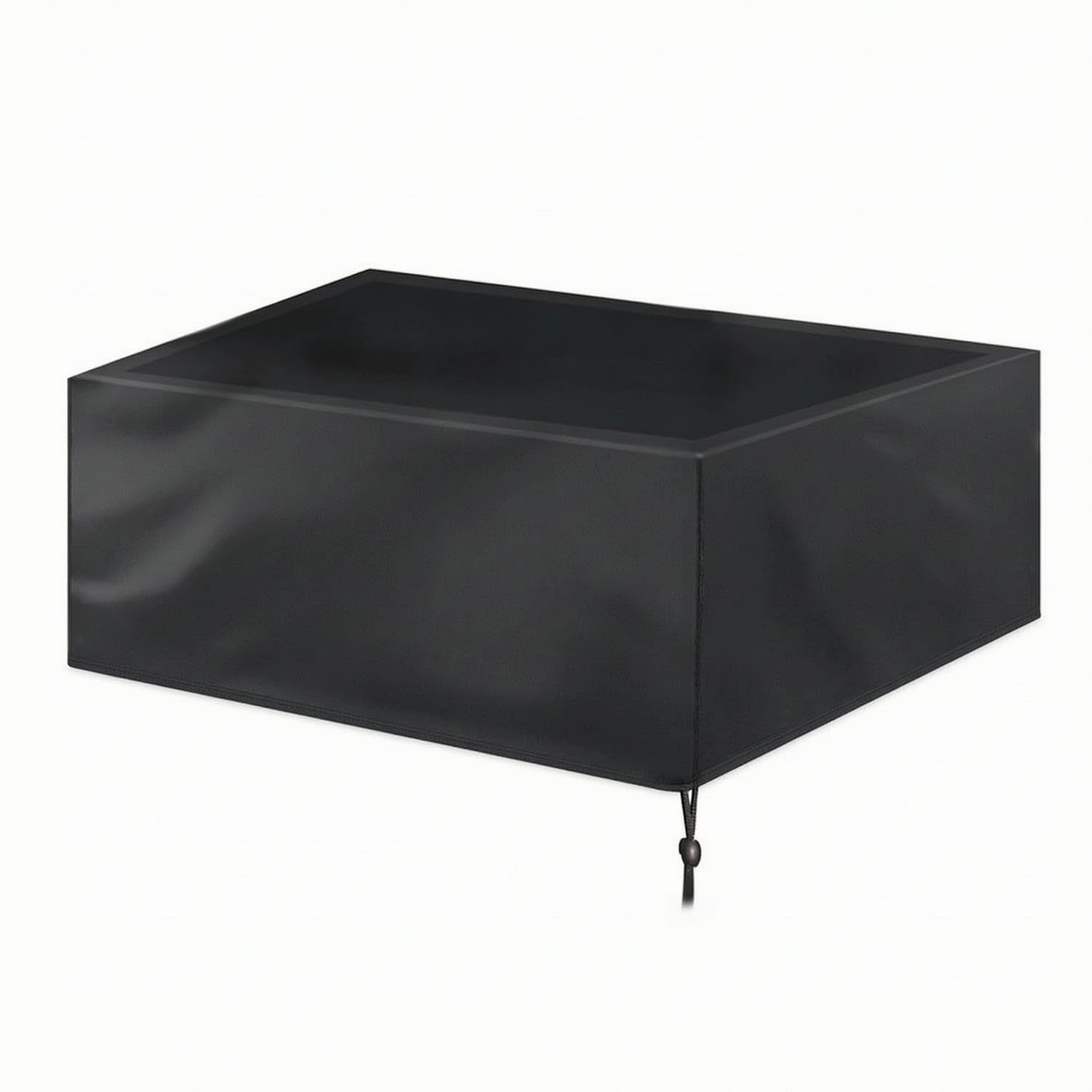 Dustproof Foosball Table Cover Water-Resistant Safeguarding Cover with Drawstring Sturdy Weatherproof for Game Room, Patio, Garage, Black, 210D-image-49