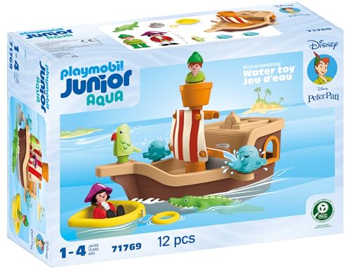 Playmobil Junior & Disney: Peter Pan's Splashing Pirate Ship