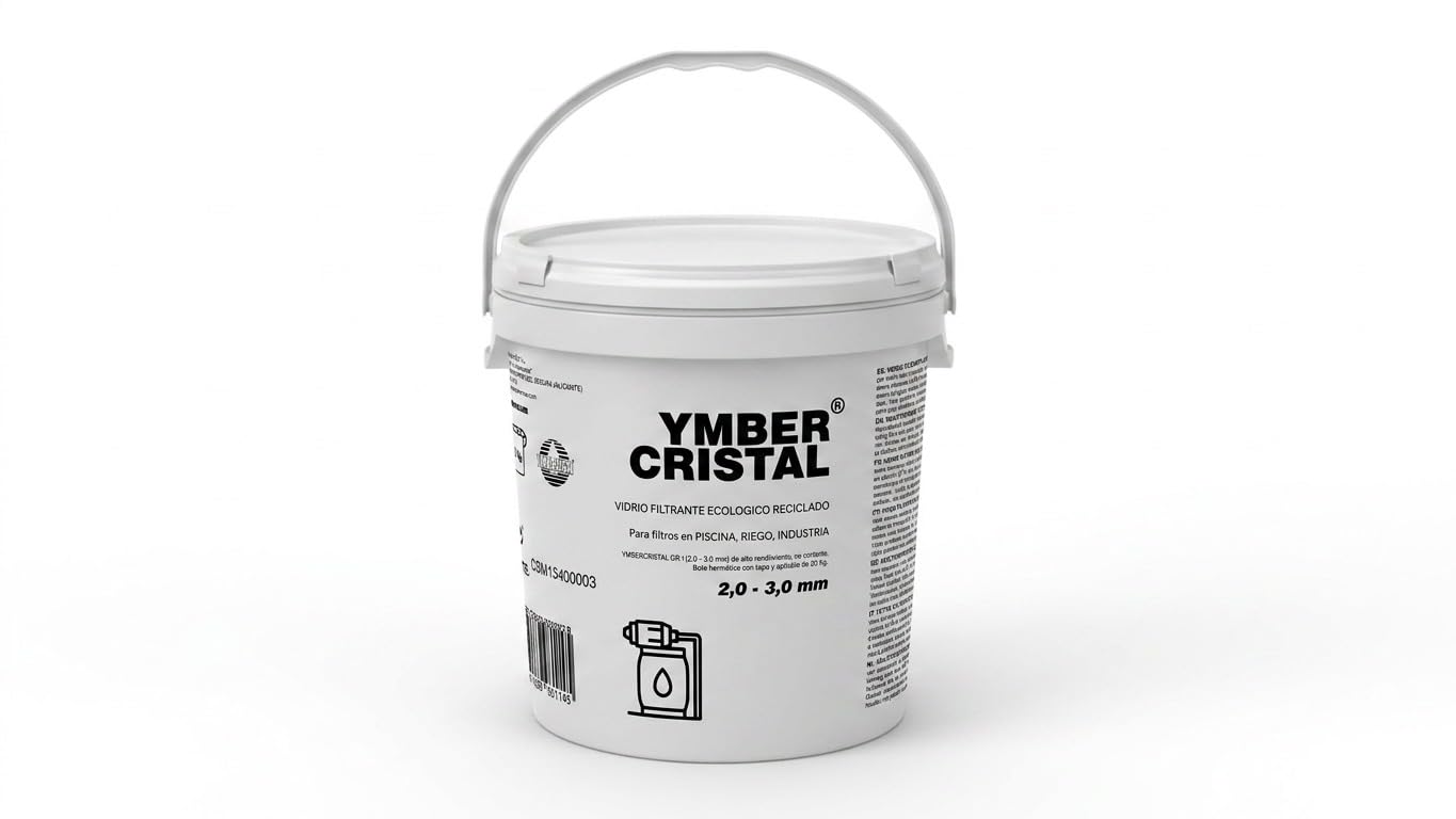 YmberCristal Verre filtrant 2,0-3,0 mm Pot 20 kg