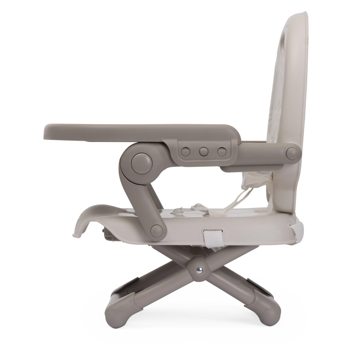 Chicco Pocket Snack Rialzo Sedia per Bambini 6 Mesi-3 Anni (15 kg), Seggiolino Pappa Alzasedia da Tavolo Portatile Seggiolone Da Viaggio Chiusura Compatta, Vassoio Rimovibile, Beige