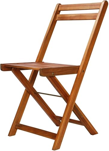 Miniatura 3 de vidaXL 2 sillas de jardín plegables de madera de acacia maciza