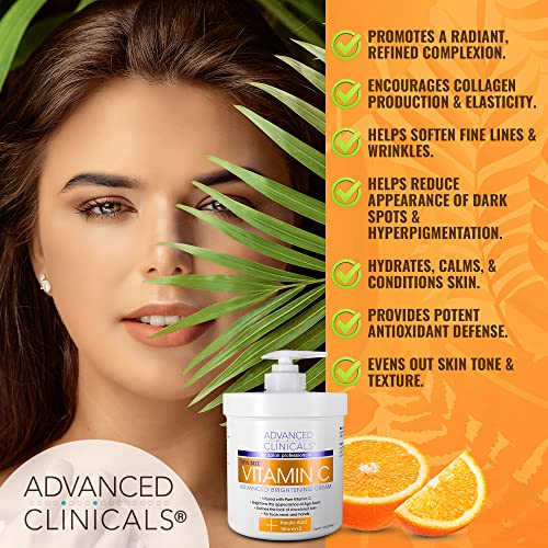 Advanced Clinicals CL10141 Vitamin C Cream Face & Body Lotion Moisturizer thumb #6