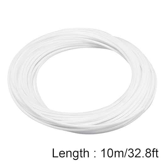 uxcell Filamento PLA 1.75mm Blanco 10m para Lápiz 3D miniatura 3