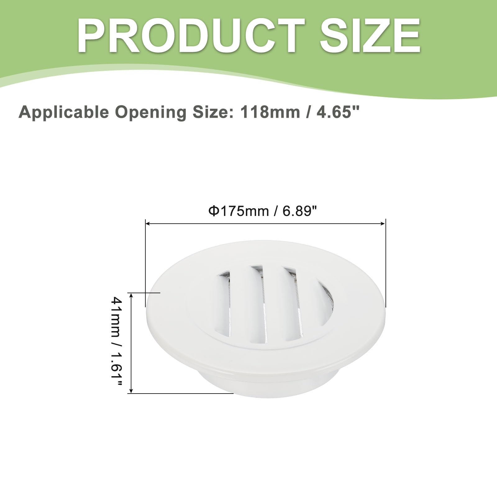 PATIKIL 5 Inch Round Soffit Vent - Image 2