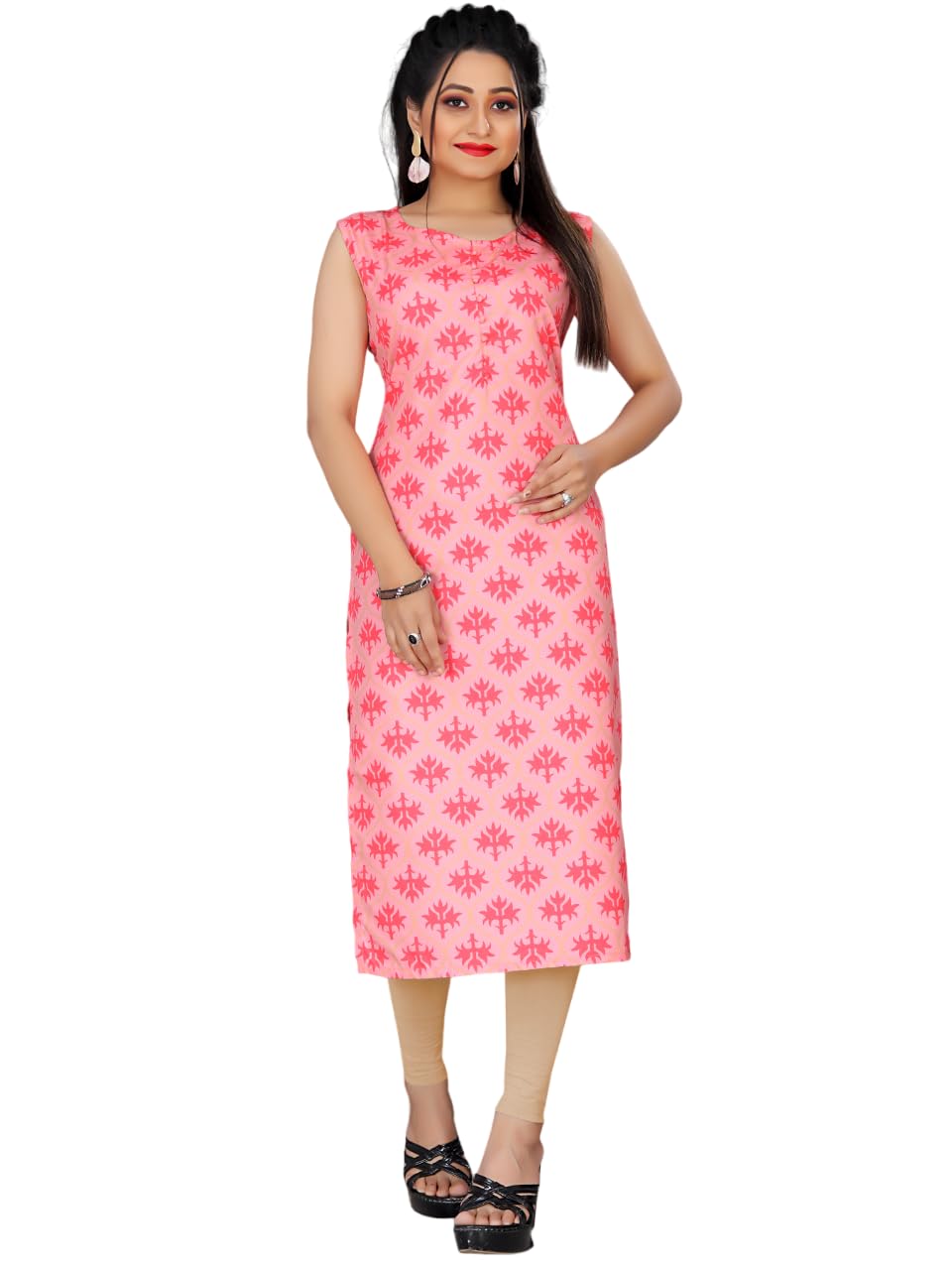 JS Clothing Mart Stylish Womens Rayon Regular Fit Kurta