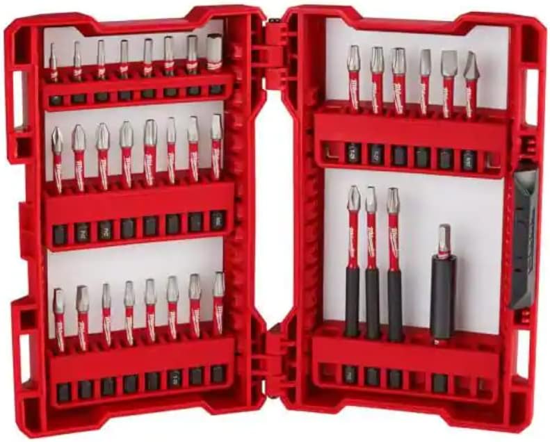 Milwaukee Shockwave Impact Duty Alloy Steel Screw Driver Bit Set (35-Piece)
