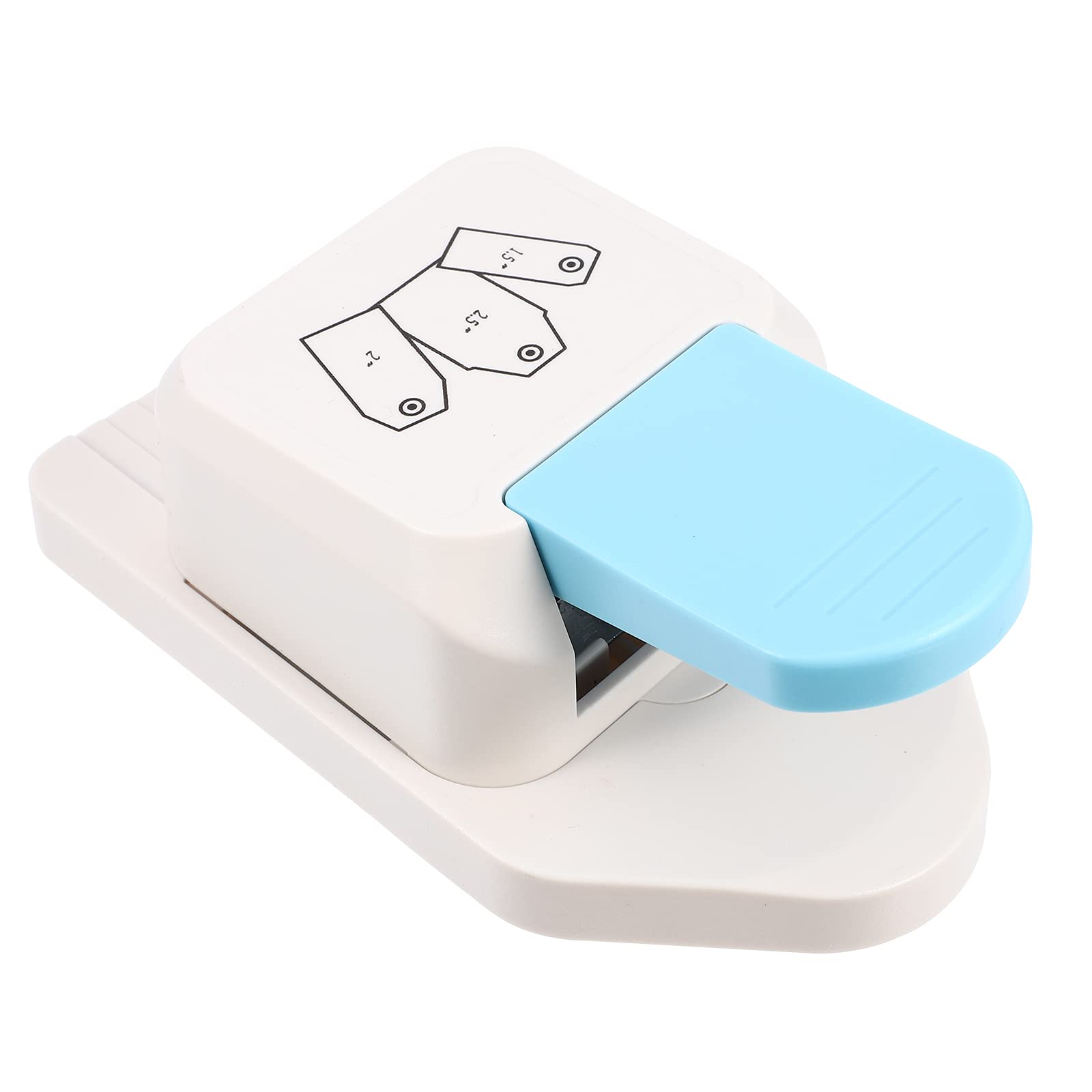 DOITOOL DREI In-1 Papierstanzer Motivstanzer für Scrapbooking Tag Punch 3 Breiten 3,8/5,0/6,4cm Einfache Bedienung für Grußkarten