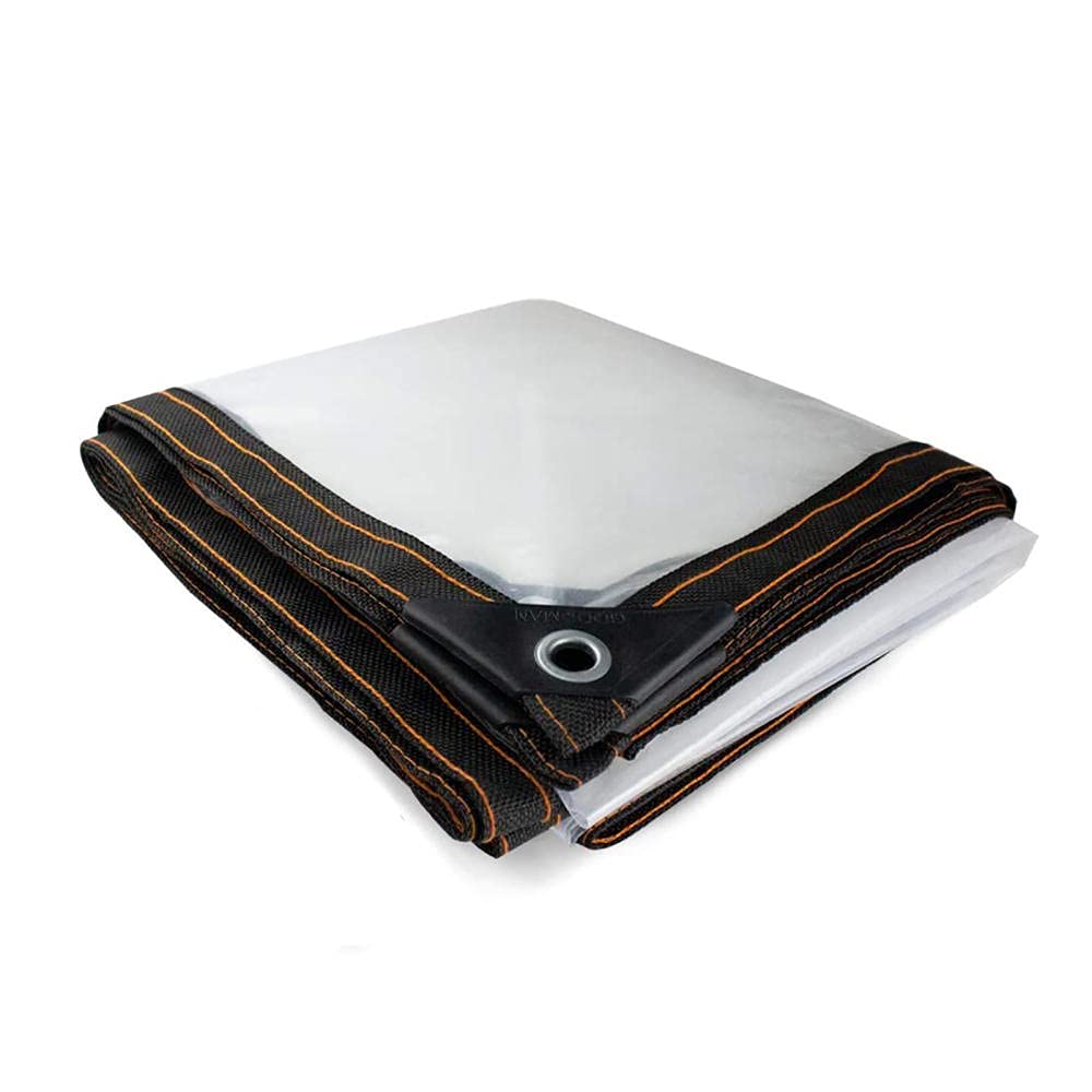 Tarpauline de Jardin, Gris de la bâche Haut de Gamme avec Oeillets, 180 g/m², Couvre-Ondes Dure, Pliable, sélections Multi-Formes-2 * 5M