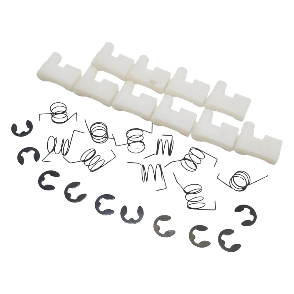 Juego de 20 Clips Resorte for trinquete Volante Arranque rebobinado, Aptos for motosierras 4500, 5200, 5800, 45 CC, 52 y 58 Parte
