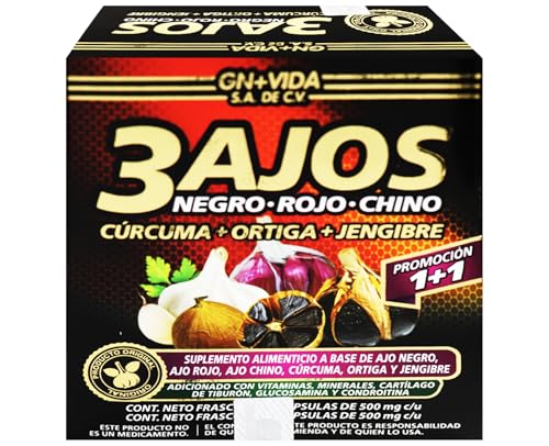 Vitamínicos, black garlic ajo negro Marca GN+Vida (3)