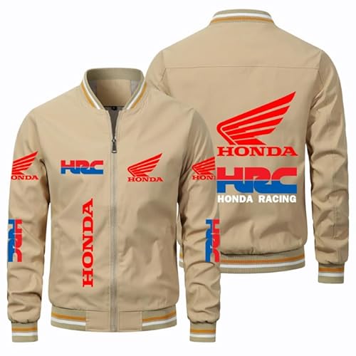 HONDA HRC バイク用ジャケット 黒/赤/白 プレストライダースジャケット(S ブラック/ボルドー): ウェア・グッズ