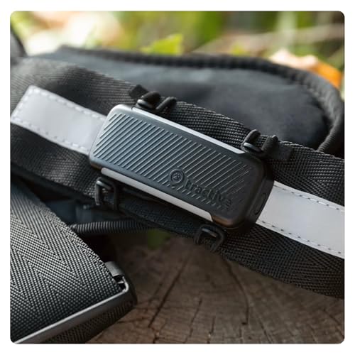 Tractive 2 STK. Textilklammern für Tractive Dog 6 GPS Tracker (Schwarz) - L