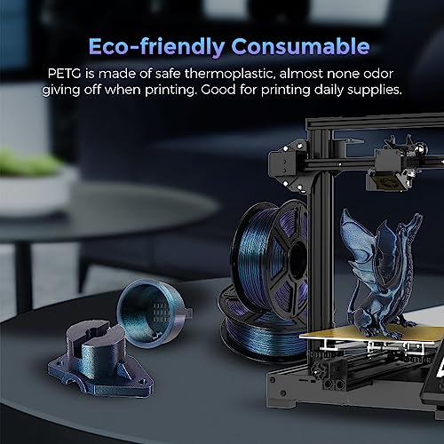 FLASHFORGE PETG 3D Drucker Filament 1.75mm, Chamäleon Farbverschiebung, 1kg (2.2lbs), Maßgenauigkeit ±0.02mm, Premium PETG Filament (Burnt Titanium) – Bild 6