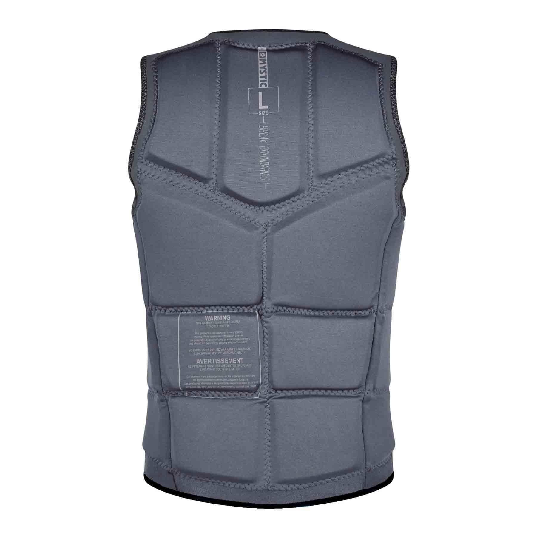 Mystic Watersports Front Zip Wake Impact Vest Top Global Blue