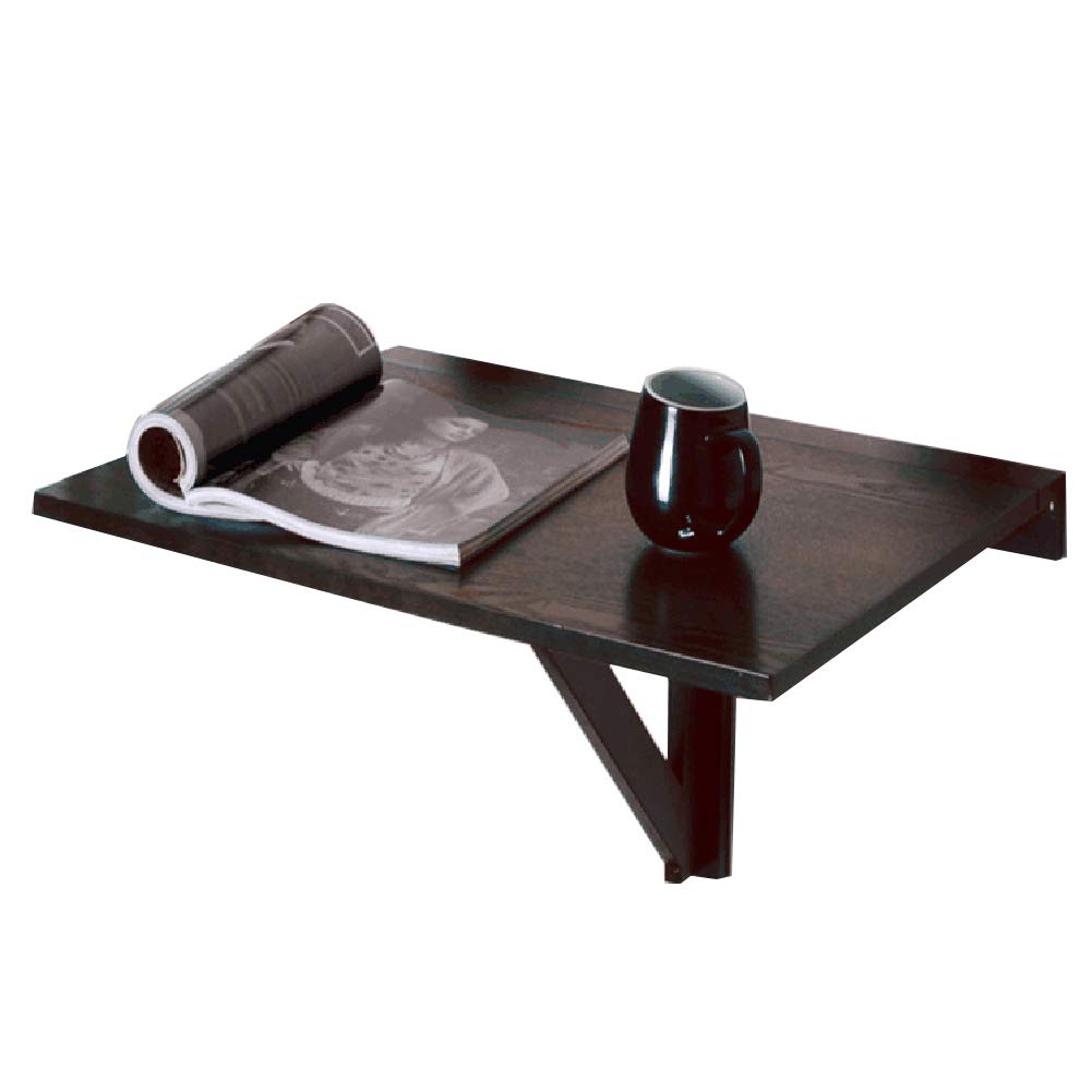 Étagères murales flottantes avec table pliante bois 3 couleurs