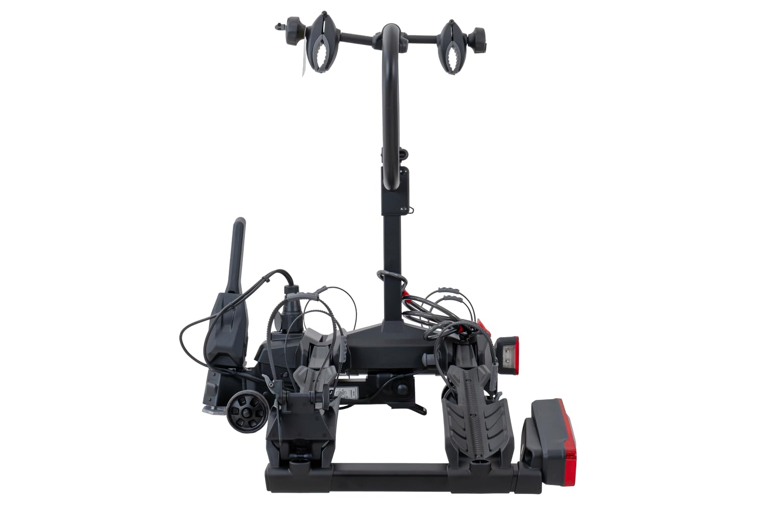 Spider 2E PRO Fahrradträger Anhängerkupplung für 2 E-Bikes bis 60 kg, abkippbar und zusammenklappbar, Kupplungsträger mit Diebstahlsicherung und 13-PIN Stecker
