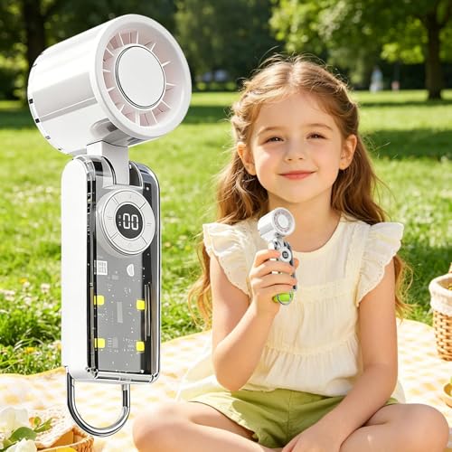 Ventilateur portable rechargeable 3600 mAh pliable pour bureau