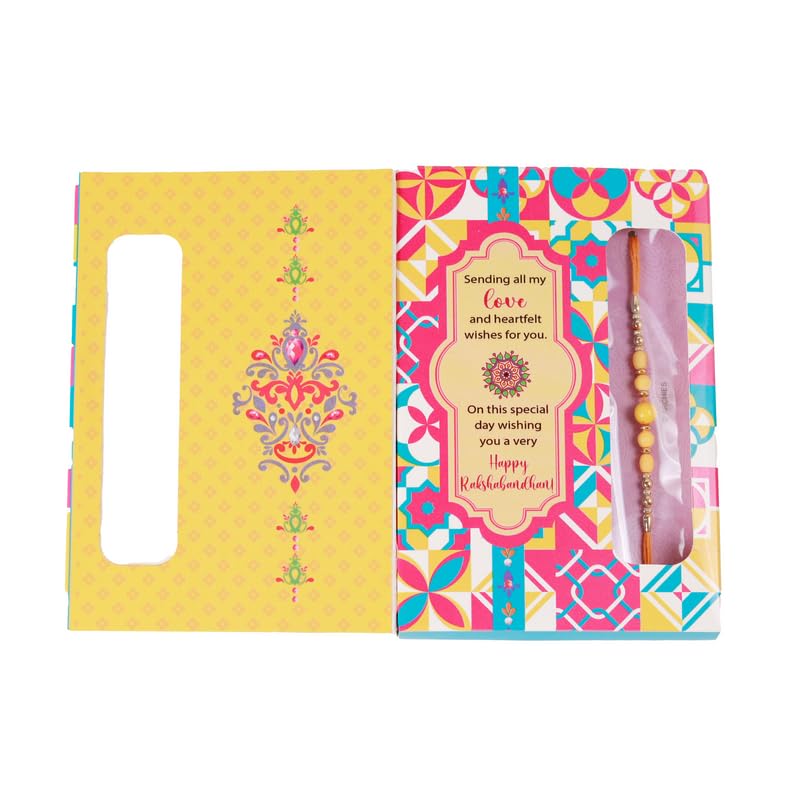Image of ARCHIES Rakhi Collection For Rakshabandhan | Rakhi For Brother | Rakhi for Bhaiya and Bhabhi | Rakhi Combo Gift Hamper (ACCOMPLISH-ARCHIES SPECIAL RAKHI CARD COMBO)