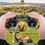 12X25 Mini Pocket Binoculars for Adults Kids, Small Compact Binoculars for Bird Watching, Opera Concert - Image 4