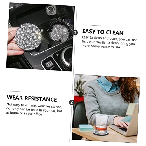 Tapis de tasse antidérapant pour table basse et bureau ensemble chic de dessous de verre - 6