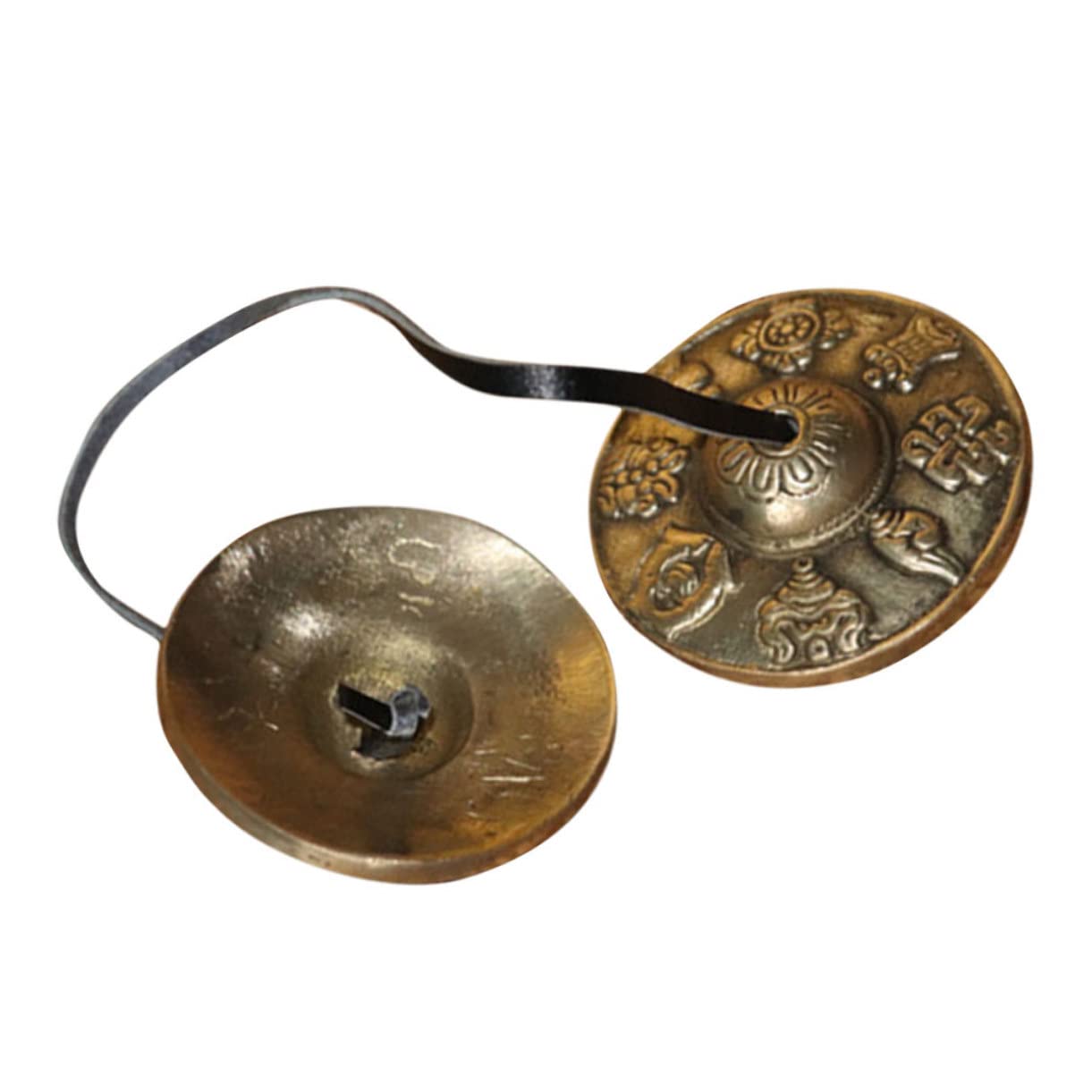 ifundom 2 Pack Meditation Bells Nepal Percussion Instrument Compact Easy to Use Great for Meditation Practice