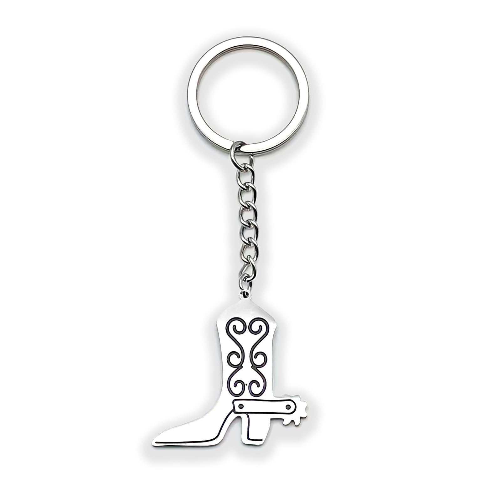 Zynara Cowboy Schlüsselanhänger Mit Western-Stiefel Charm, Geschenk Zur Einschulung Weihnachtsgeschenke,Glücksbringer Auto Schlüsselanhänger Für Frauen