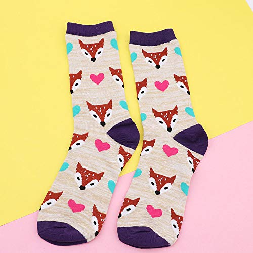 Chaussettes drôles en coton coloré, un cadeau original pour femme et fille