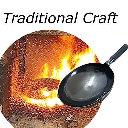 Wok de Acero Negro 34cm Carbono Tradicional miniatura 2
