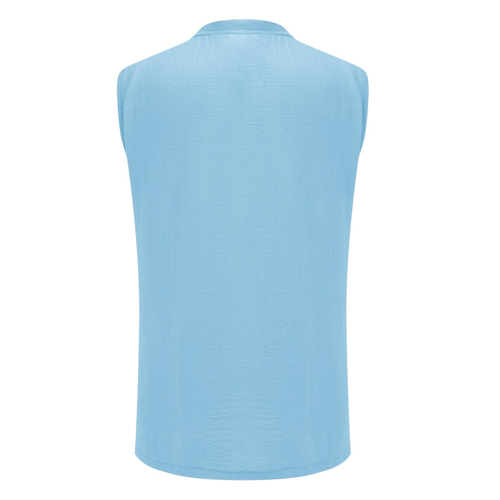 Camiseta Tirantes Hombre Gym Running Verano Basic Tank Top Camisetas sin Mangas Deporte Chalecos Deportivos Original Casual Transpirable Vest T-Shirt Cuello V para Musculación y Correr Entrenamiento