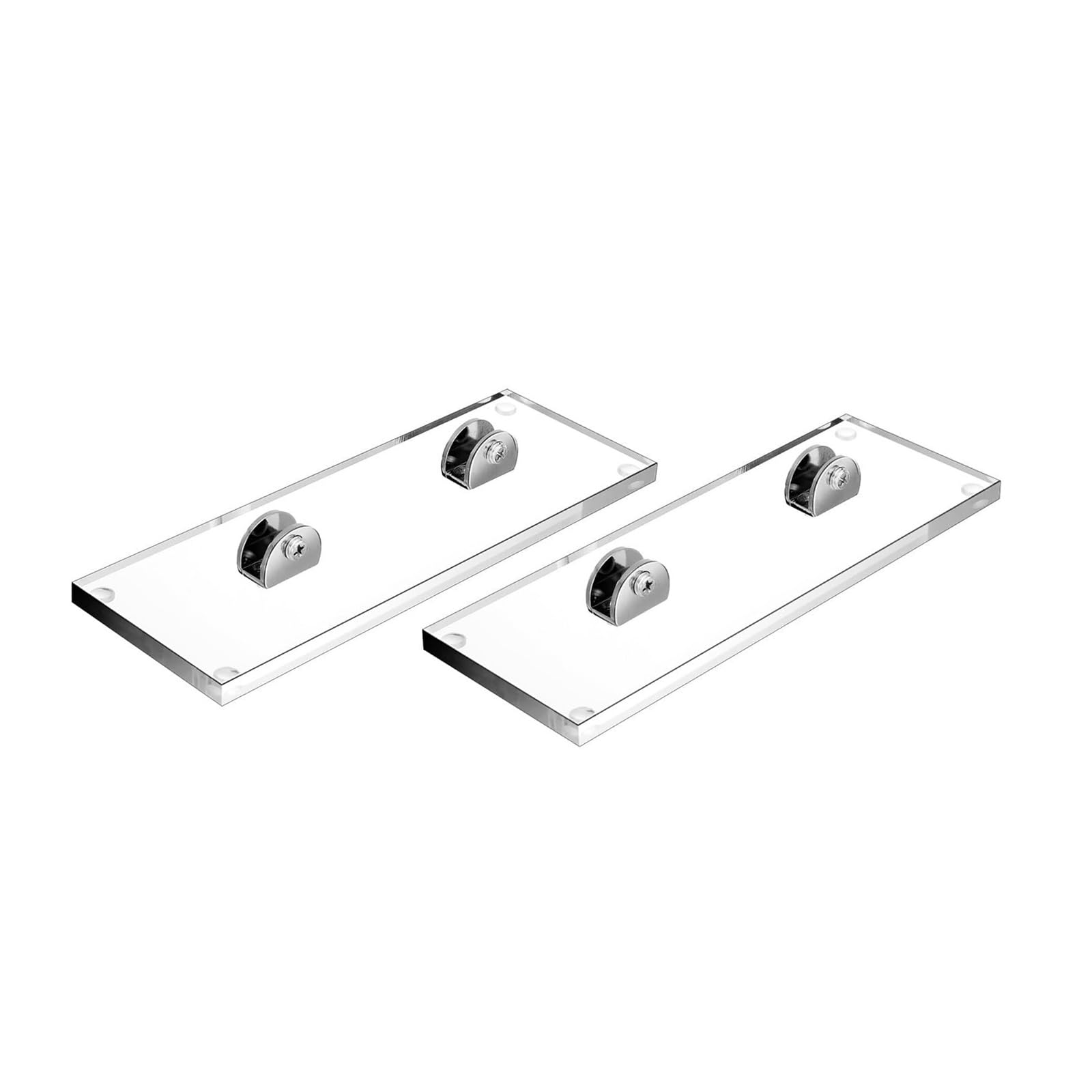 Nucelit 2Pcs Elegant Acrylic Stands for Art Pictures Jewelry Suitable Home Tabletop Display Rack