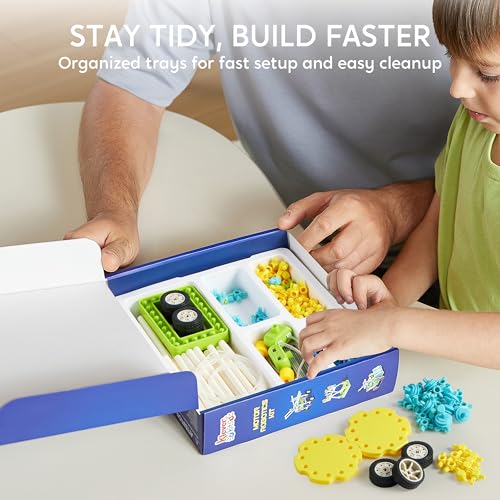 Klever Kits 36-in-1 Motor Robotic Kits, Make Your Own Kids Craft Kits Educational STEM Toys for Ages 8-13 Boys and Girls, Science Gifts for 8 Years Old - Image 7