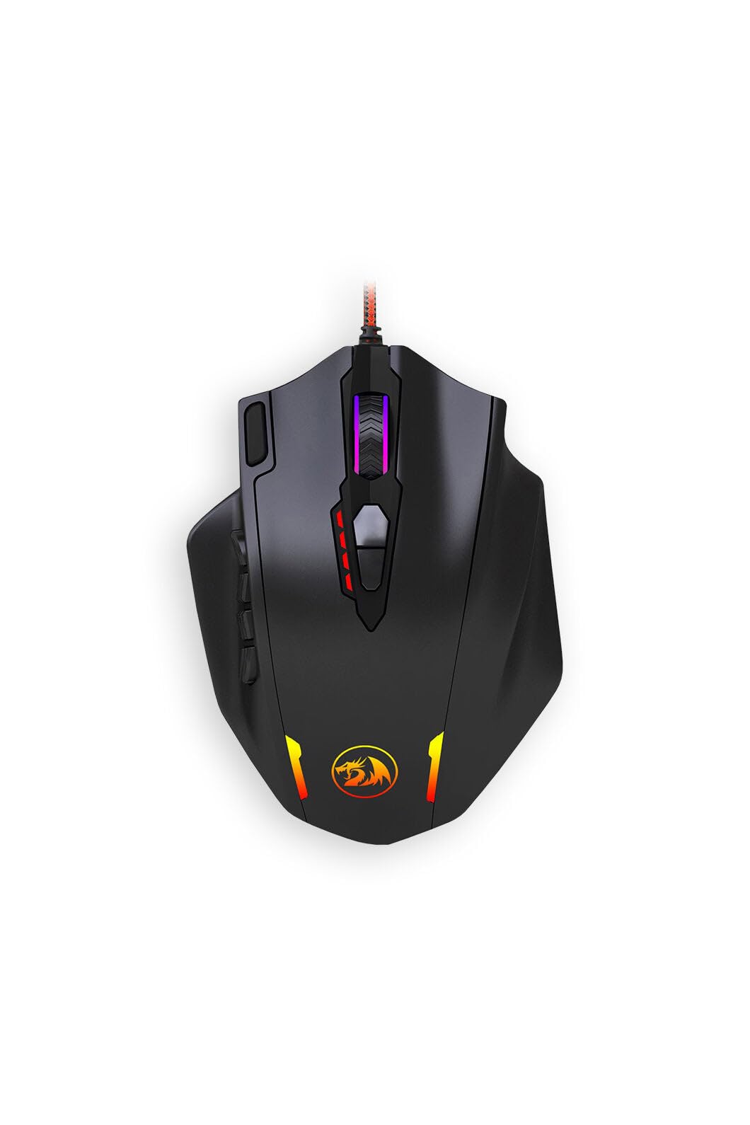 Redragon M908 M Maus – MMO Gaming-Maus – 12400 DPI, 18 Tasten, Gewichtsanpassung, 12 Seitentasten