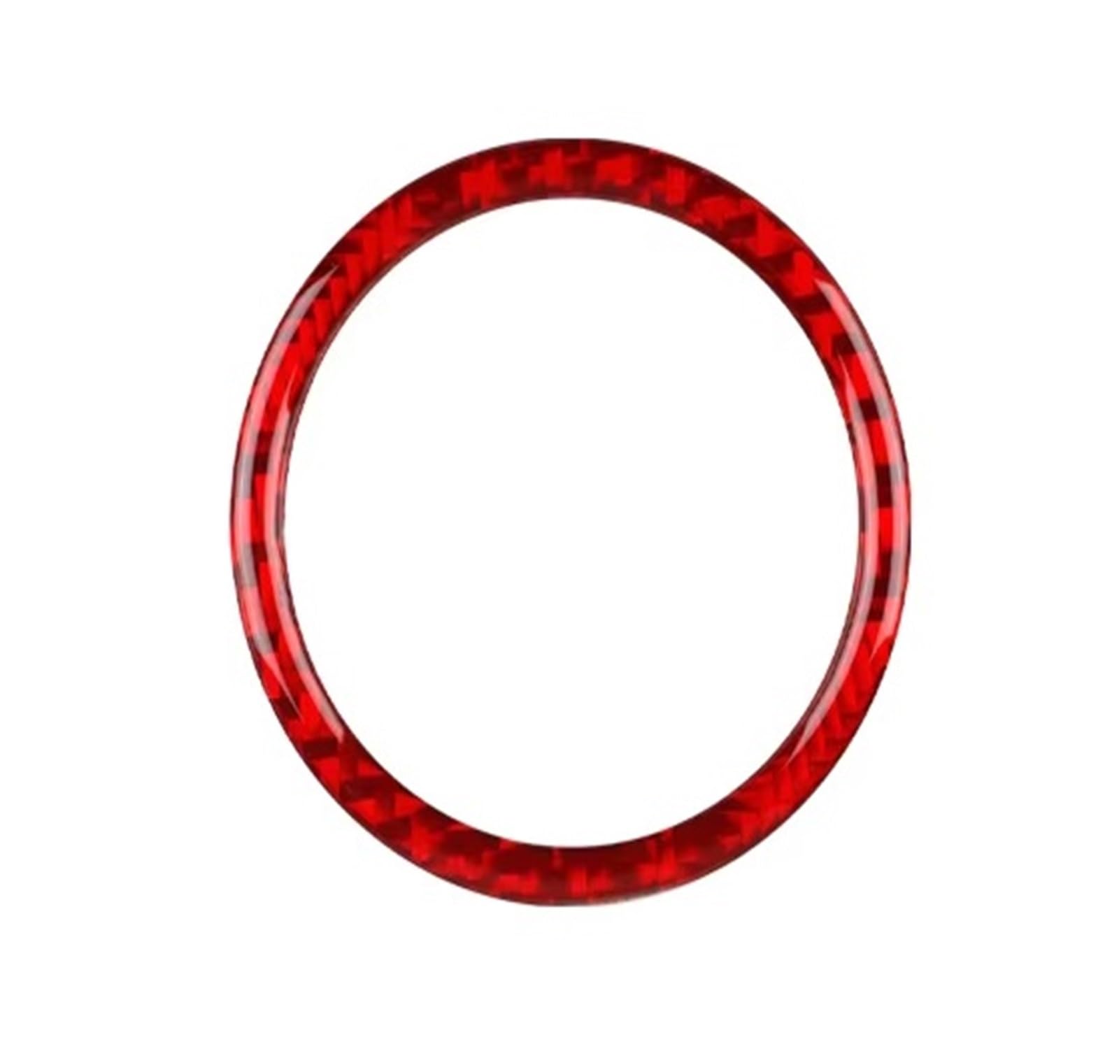 Interior Trim for Subaru for Crosstrek for Impreza 2024 RHD Car Engine Start Stop Button Frame Interior Real Soft Carbon Fiber Sticker Cover Trim Sticker(for RHD Red Carbon)