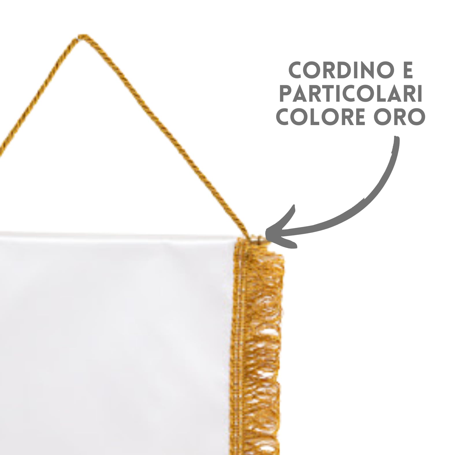 Gagliardetto Personalizzato 26x34 cm Squadre, Eventi, Ricordi - Stampa a Colori Vivaci, Alta qualità | 26.251