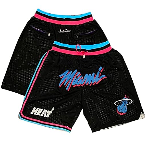 Pantalones Cortos Hombre de 𝗠𝗶𝗮𝗺𝗶 𝗛𝗲𝗮𝘁 City Edition para Adultos de Baloncesto para Hombre Shorts de Entrenamiento de Secado rápido con Bolsillos Baloncesto Pantalon Corto Deporte | Ya disponible en tu tienda friki favorita! En mundofriki.es!