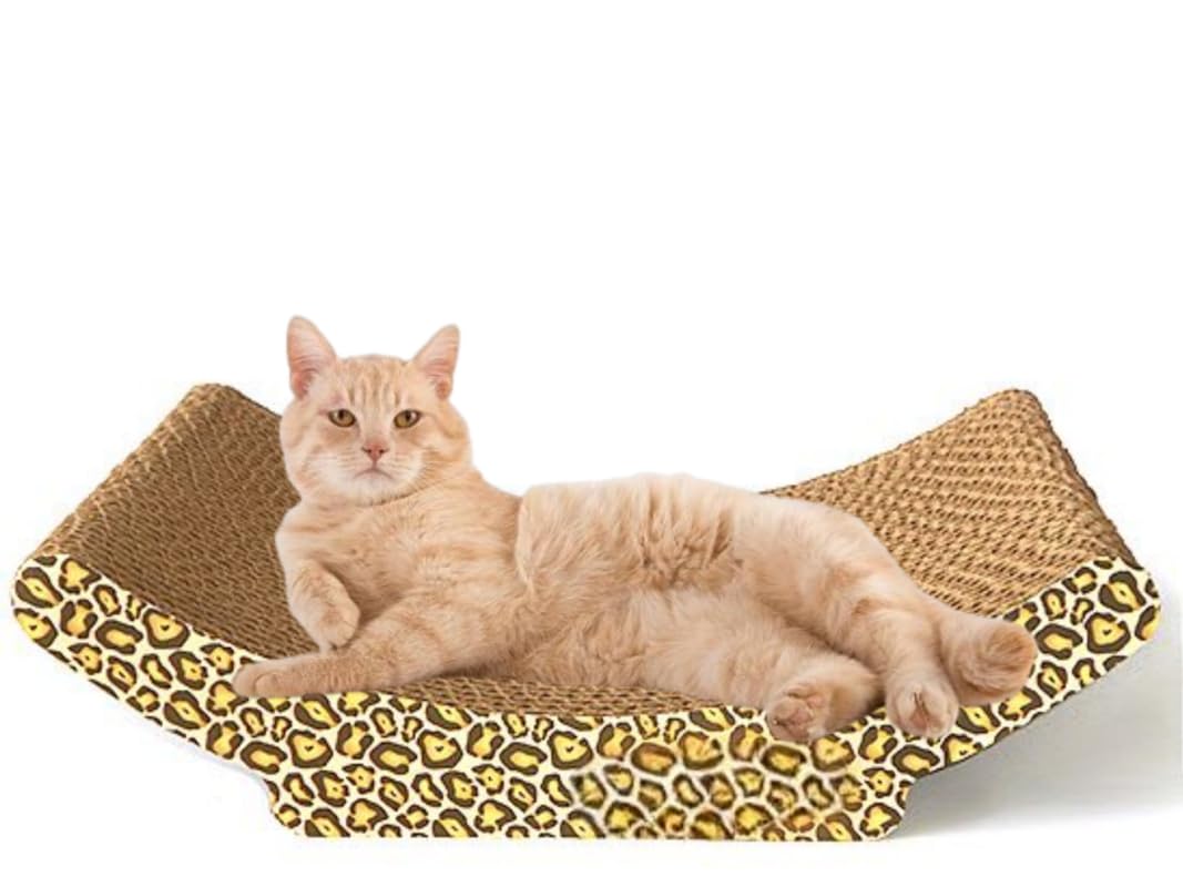 PSK PET MART Cat Scratcher, U Design Corrugated Cardboard Scratch Pad, Round Cat Scratching Lounge Bed, Durable Recycle Board for Furniture Protection, Cat Scratcher (B0CZLPL3K4) Amazon Price History, Amazon Price Tracker