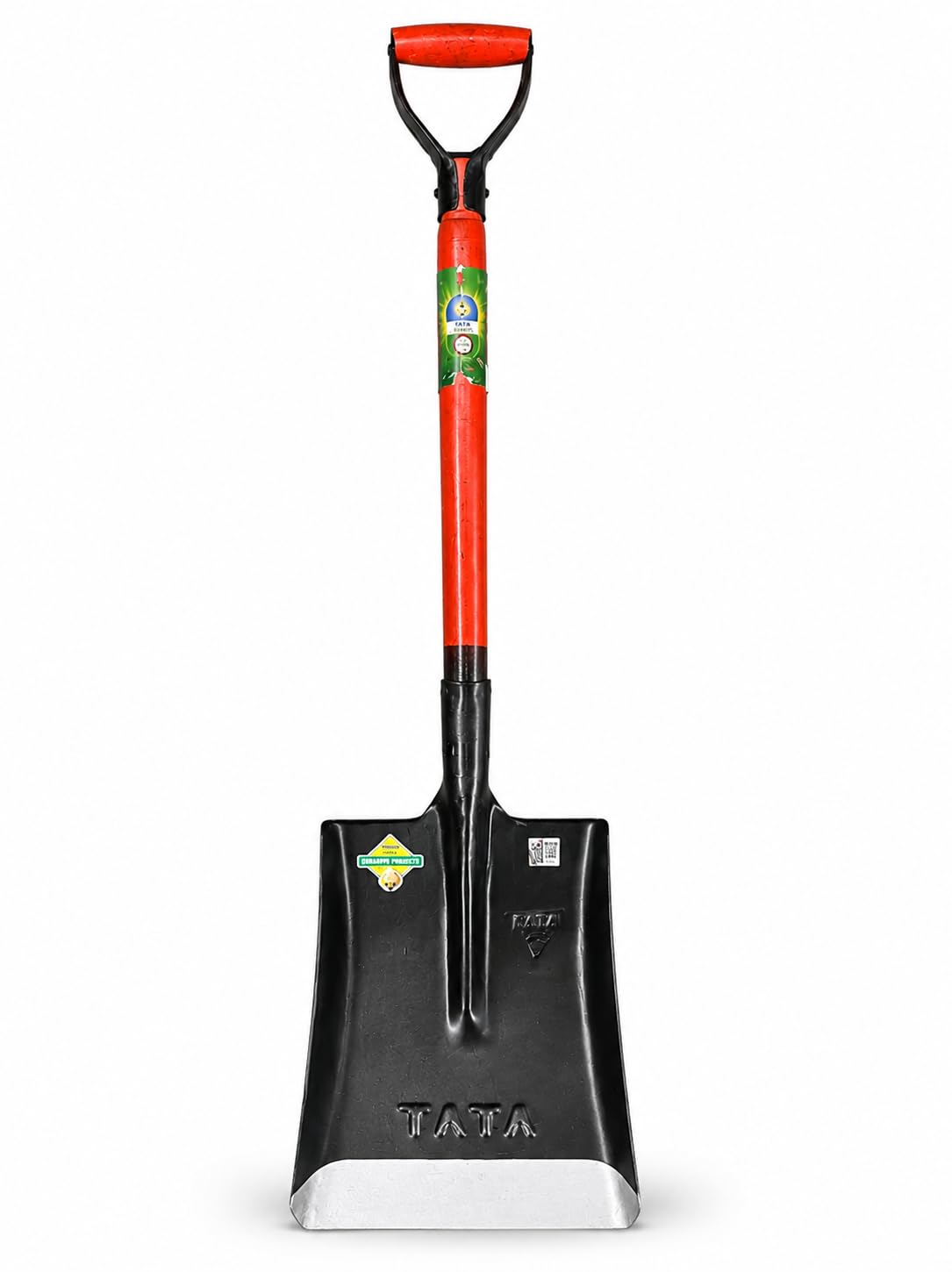TATA Agrico Steel Shovel with D-Grip Handle, 2.2 kg, Black Blade, Keekar Wood Premium Handle, for Digging and Gardening, Heavy Duty [Belcha]-image-23