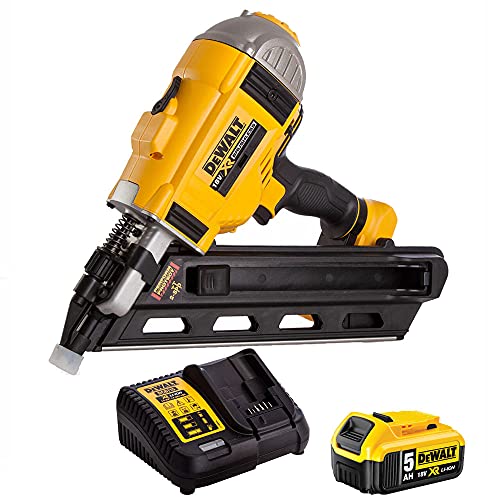 Dewalt DCN692 18V Brushless Framing Nailer 90mm with 1 x 5.0Ah DCB184 Battery & DCB115 Charger
