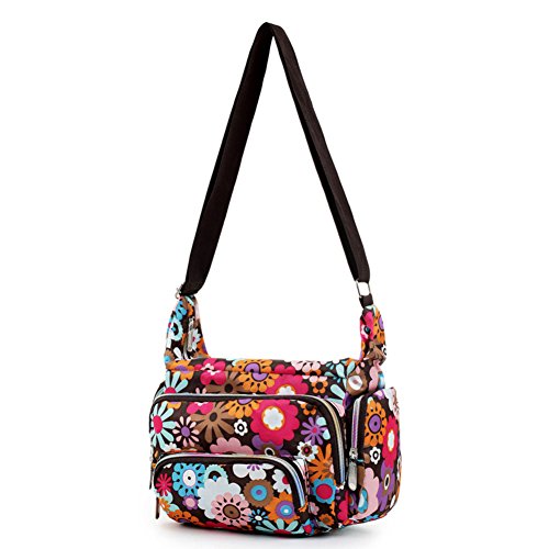 Sac à bandoulière messager en nylon imperméable pour femme modèle Mummy-F