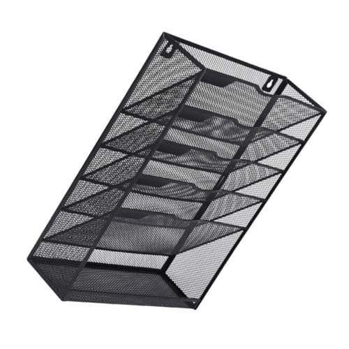 OFFSCH Hanging File Organizer Metal Wall File Holder Multi Layer Vertical Design for Home Office Sleek Document Storage to Enhance Organization and Productivity