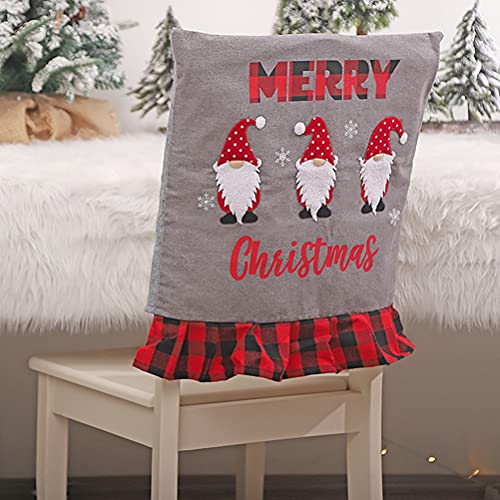 1Pc Christmas Theme Chair Sleeve Practical Seat Sleeve Creative Chair Cover Home Decor For Celebration Party #TOP4