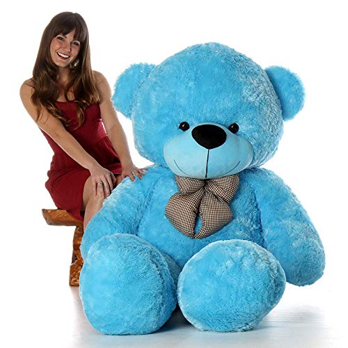 Image of Teddy Bear for Girls, Panda Teddy Bears, Gift Teddy Bear for gf 2 Feet Sky Blue (New)