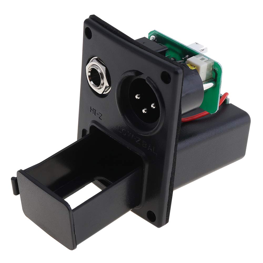 5 Band EQ Preamp Piezo Guitar Pickup Tuner Amplifier for Acoustic Guitars