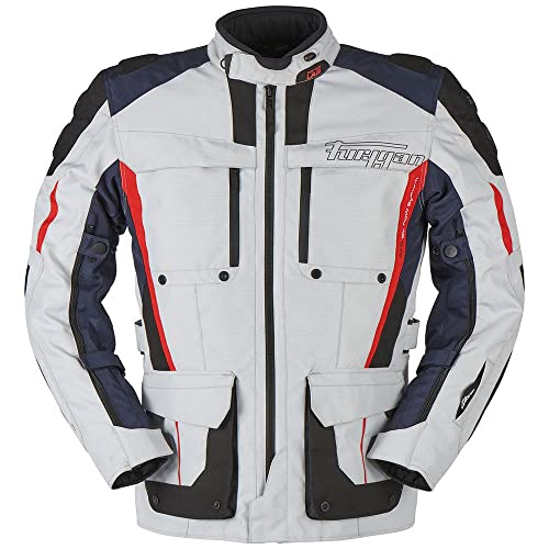 Furygan BREVENT 3en1 - Veste Moto Touring & Aventure – Toute saison – Blouson moto Waterproof, Respirant & Thermique - rétroréfléchissant - D3O