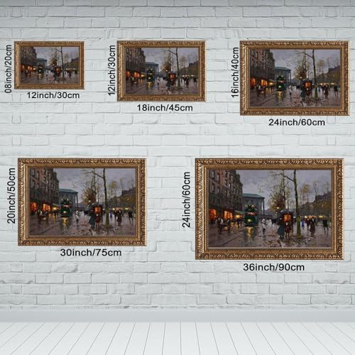 Toile Paris Boulevard de la Madeleine déco murale bureau chic - 2