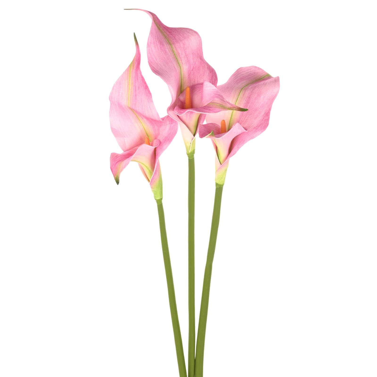 M METERXITY 3-Pack Artificial Calla Lily Flowers 23in, Pink