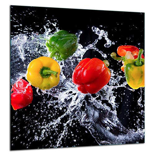 TMK Protection Plaque Induction 1 pièce 60 x 65 cm - Protege Plaque de Cuisson - Cache Plaque de Cuisson - Verre Trempé Résistant aux Rayures -...