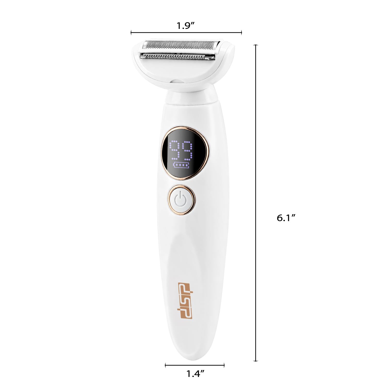 DSP Afeitadora eléctrica 5 en 1 para mujer, impermeable, sin dolor, con accesorios para nariz, cejas, bikini, recargable por USB, kit de aseo para mujer, para cara, piernas, brazos